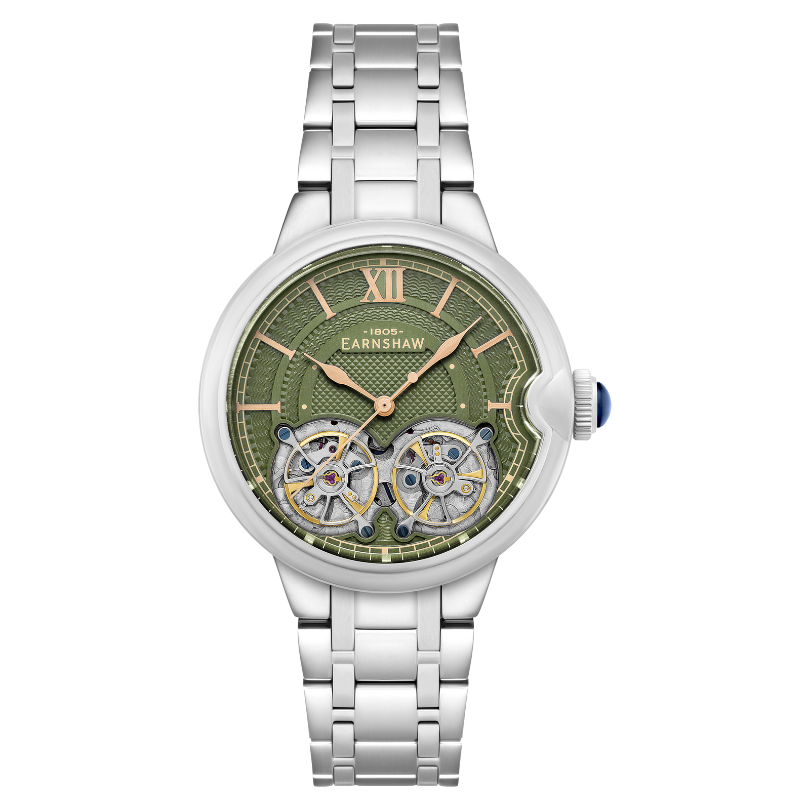 Barallier Dual Open Heart Automatic Olive Green