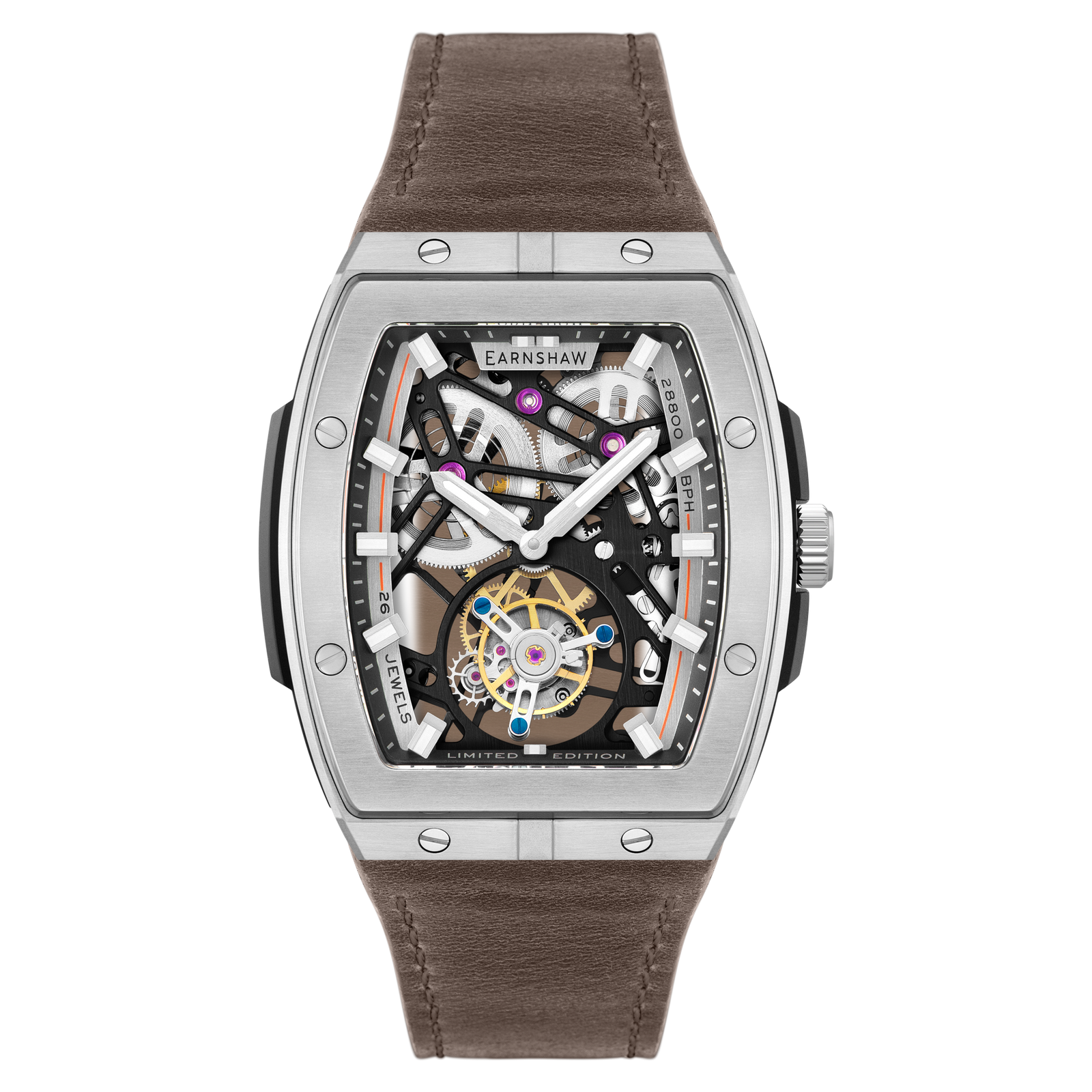 Motion Invincible Tourbillon Tonneau Limited Edition Sepia Brown