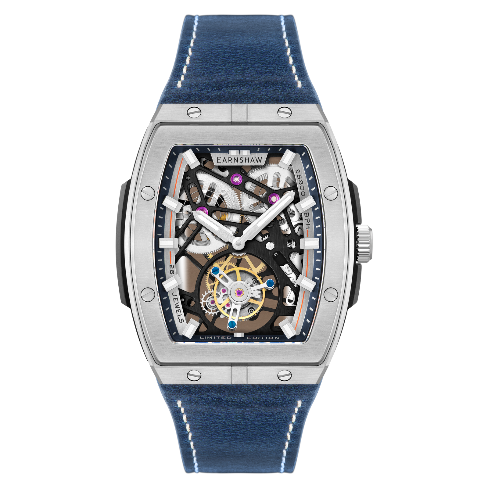 Motion Invincible Tourbillon Tonneau Limited Edition Regent Blue
