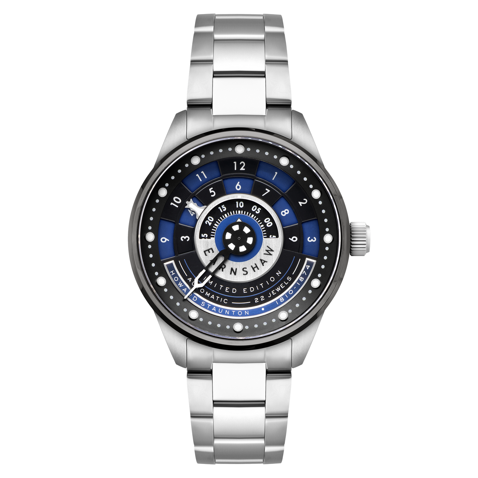 Staunton Chess Set Automatic Limited Edition Pawn Blue