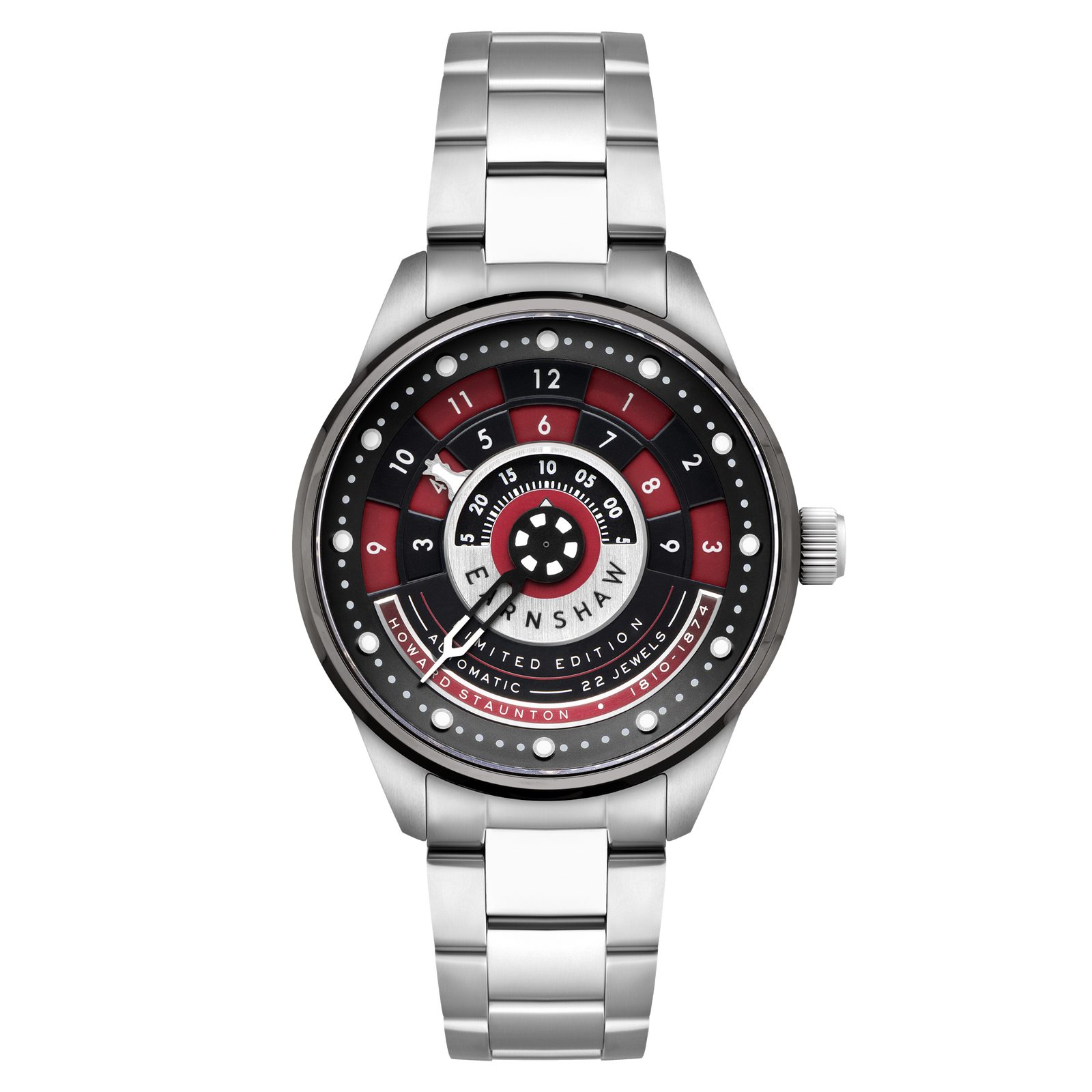 Staunton Chess Set Automatic Limited Edition Queen Red