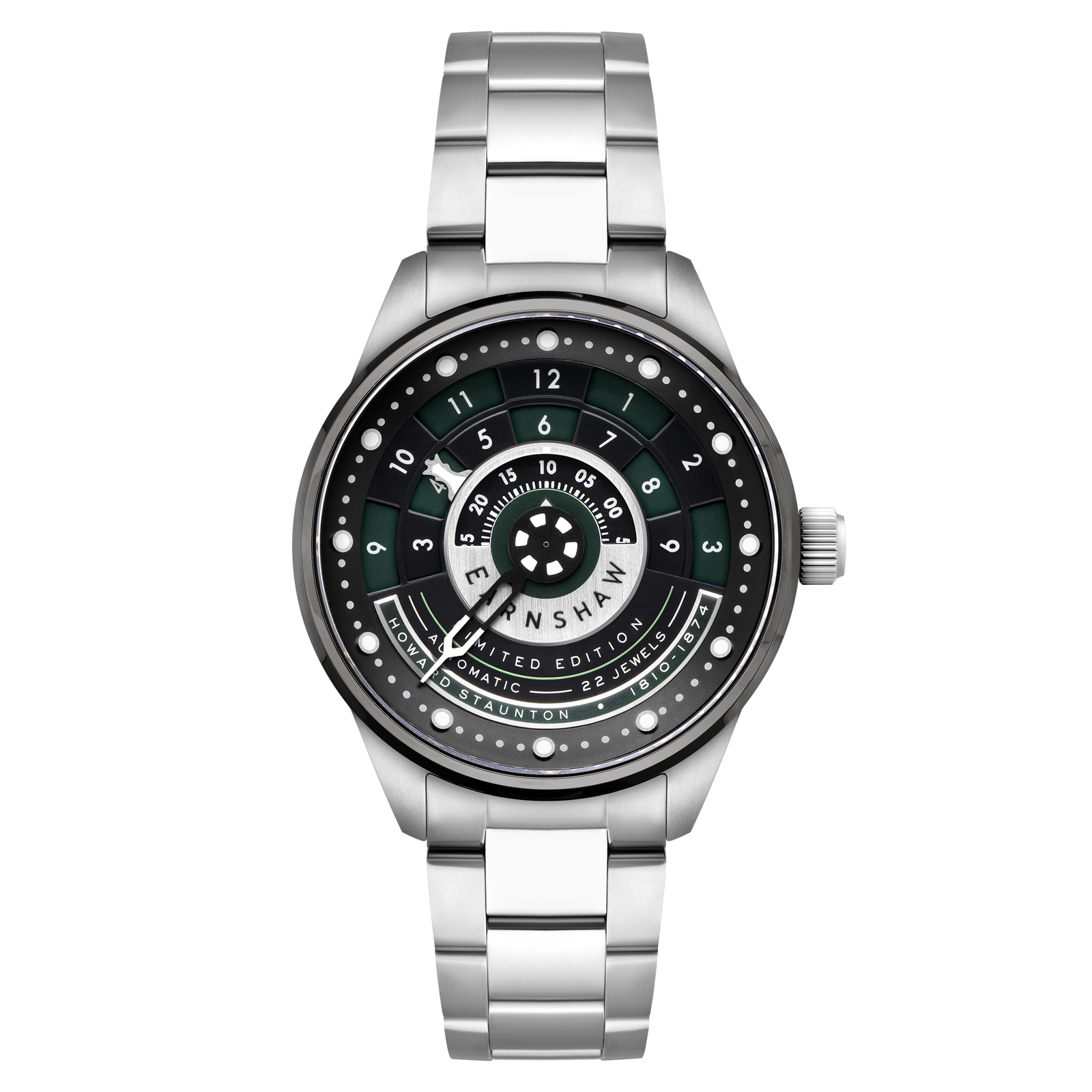 Staunton Chess Set Automatic Limited Edition Check Green