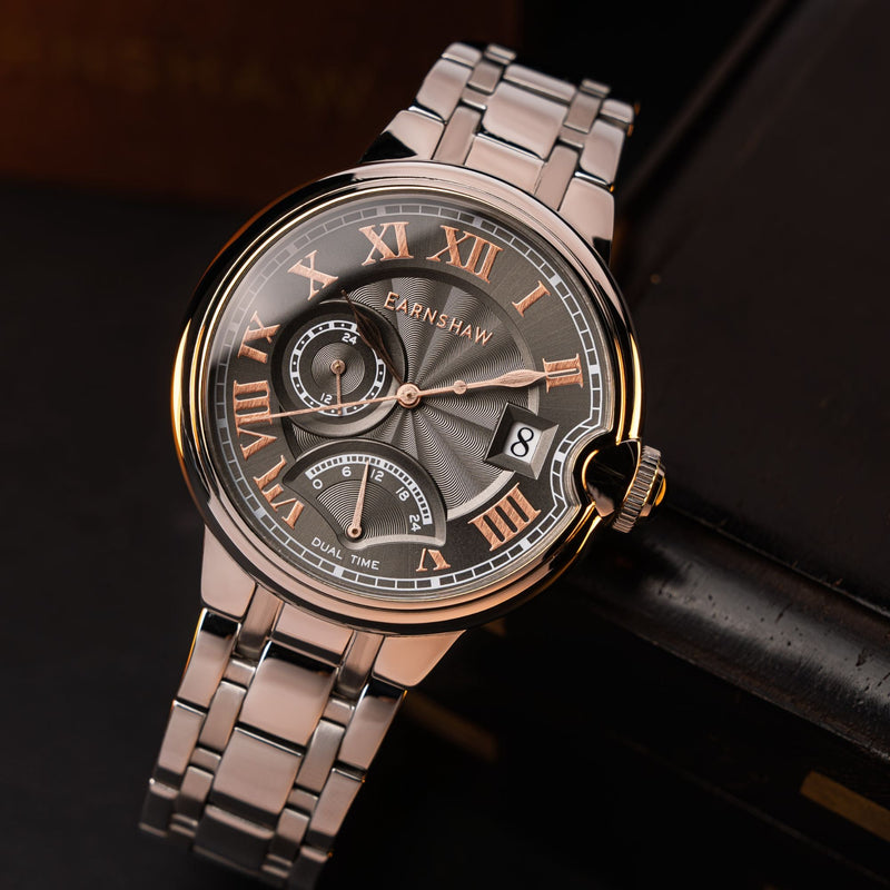 Barallier Retrograde Dual Time Midnight Grey