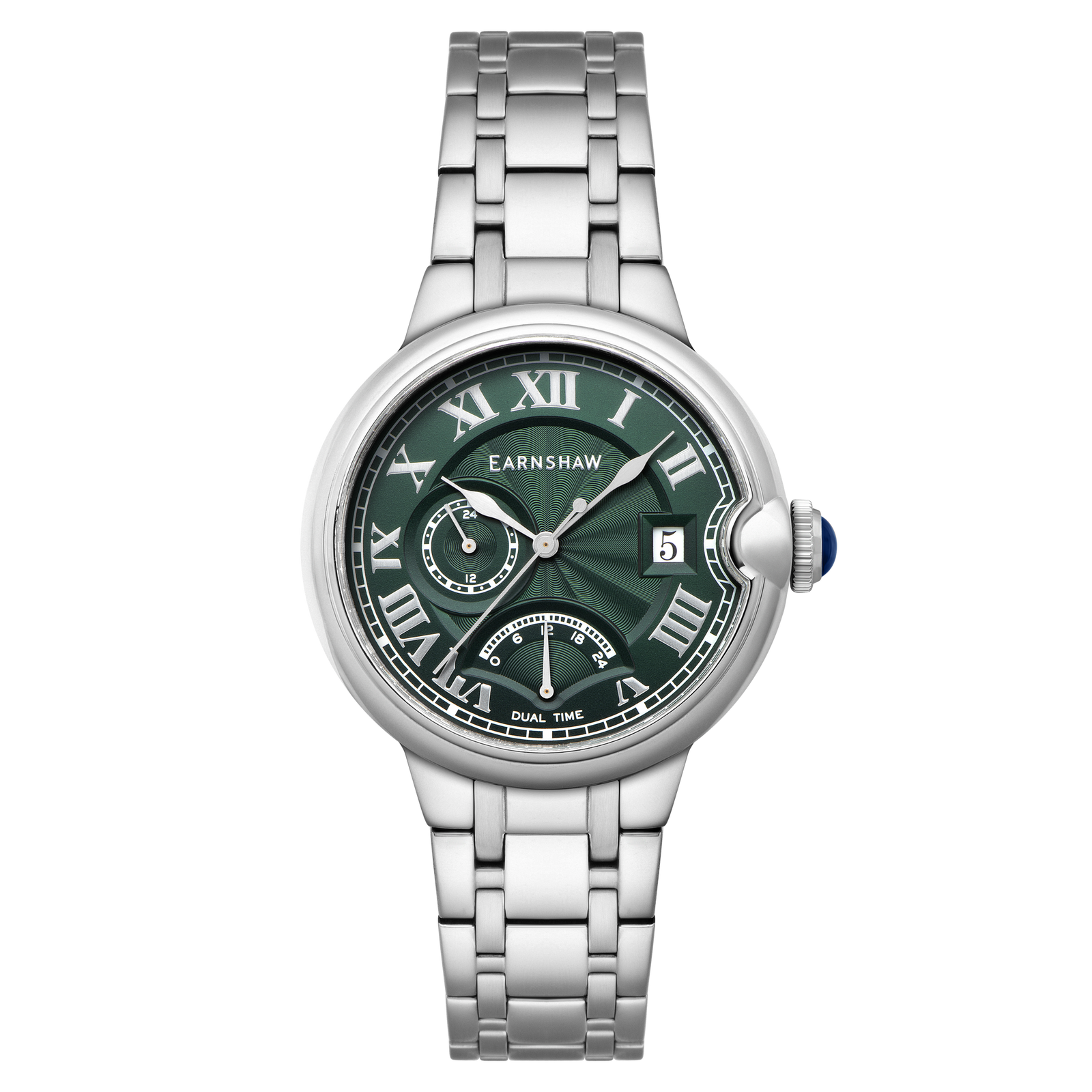 Barallier Retrograde Dual Time Jade Green