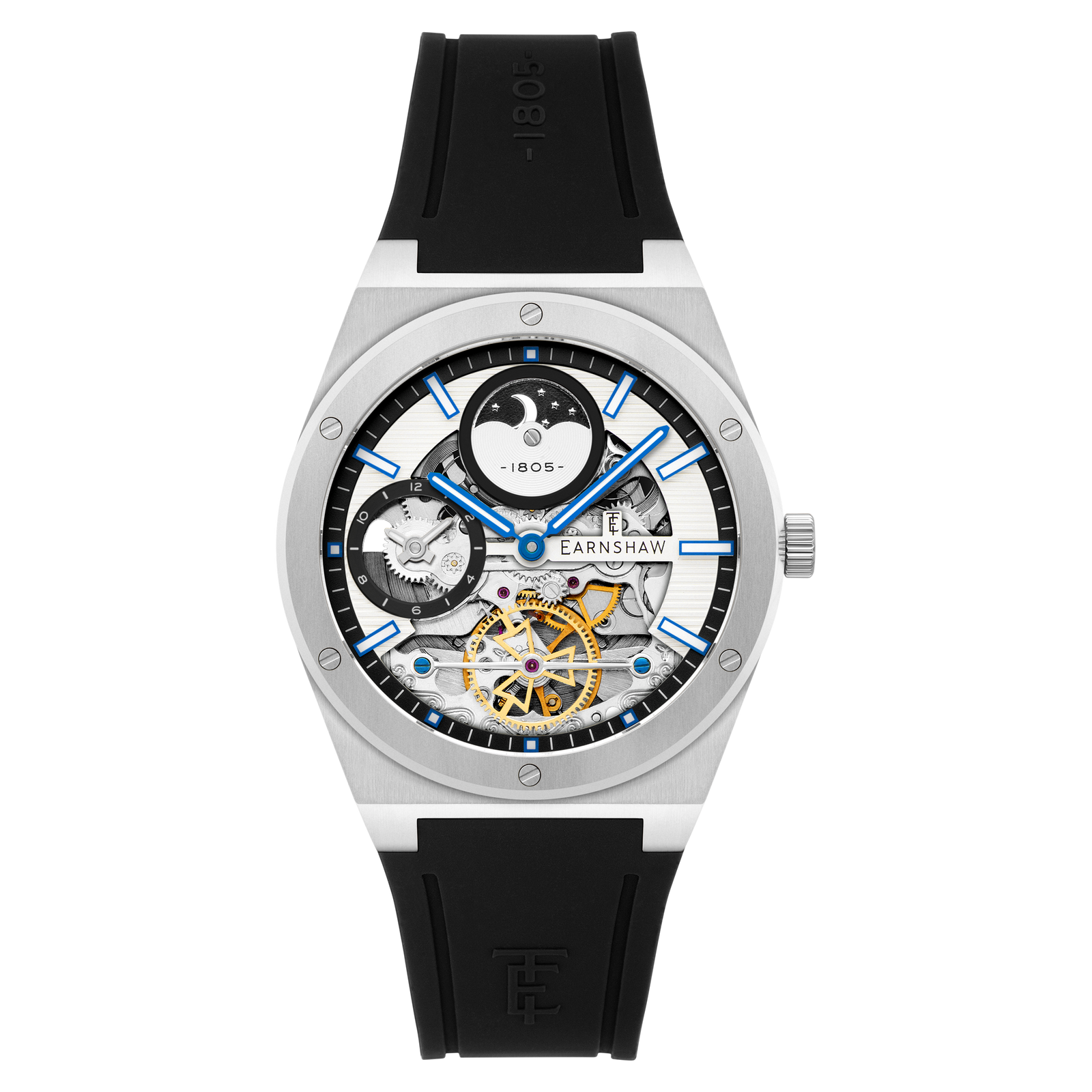 Drake Dual Time Automatic Steel Silver