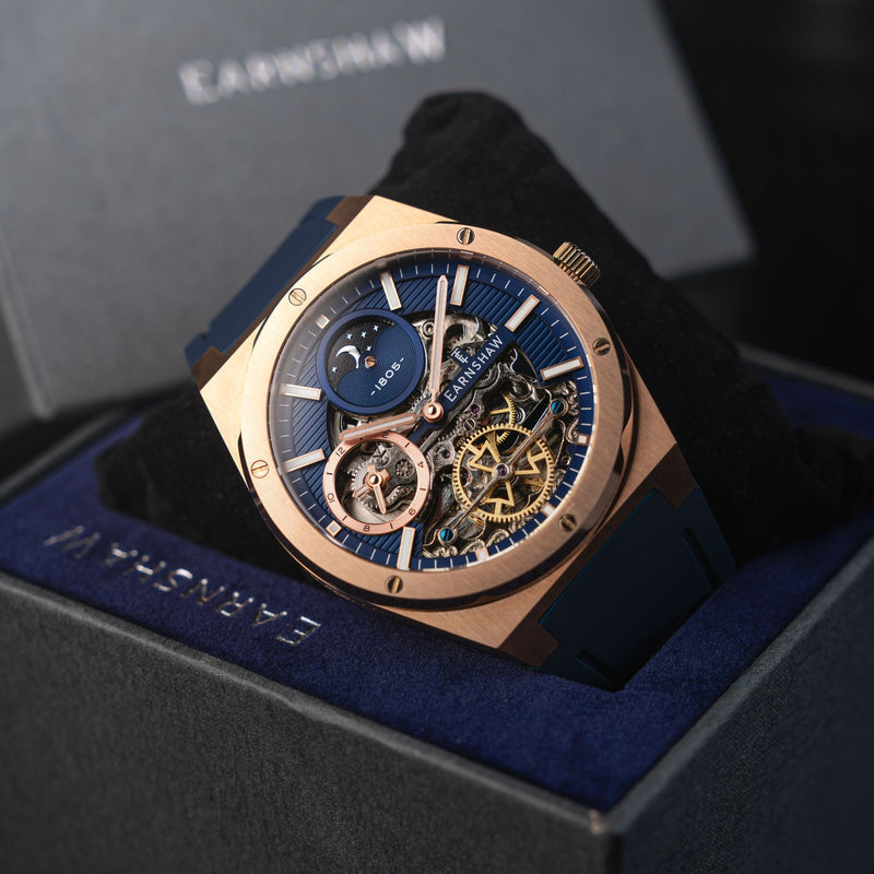Drake Dual Time Automatic Indigo Blue