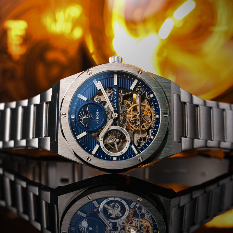 Discovery Drake Dual Time Automatic Silver Blue
