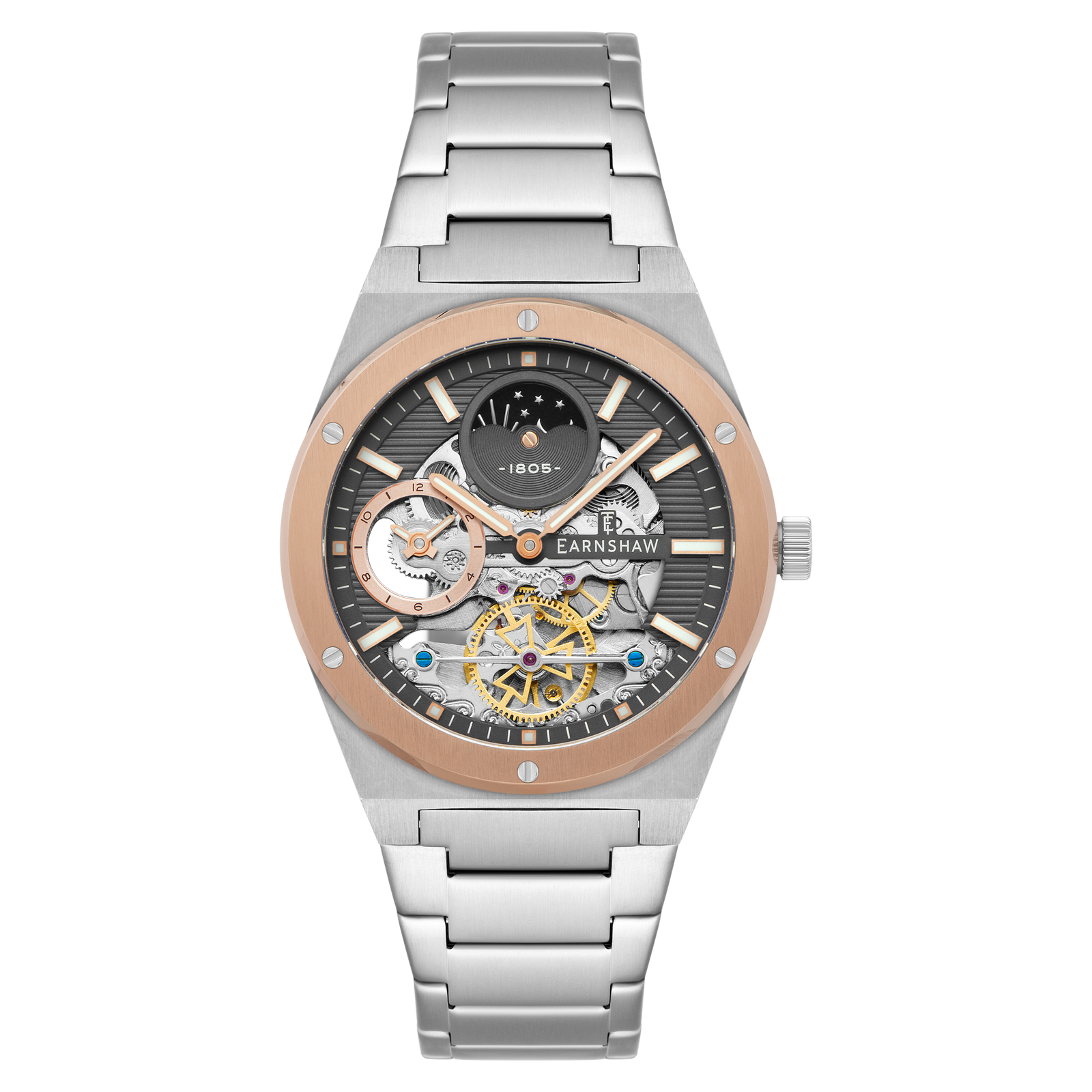 Discovery Drake Dual Time Automatic Rose Grey