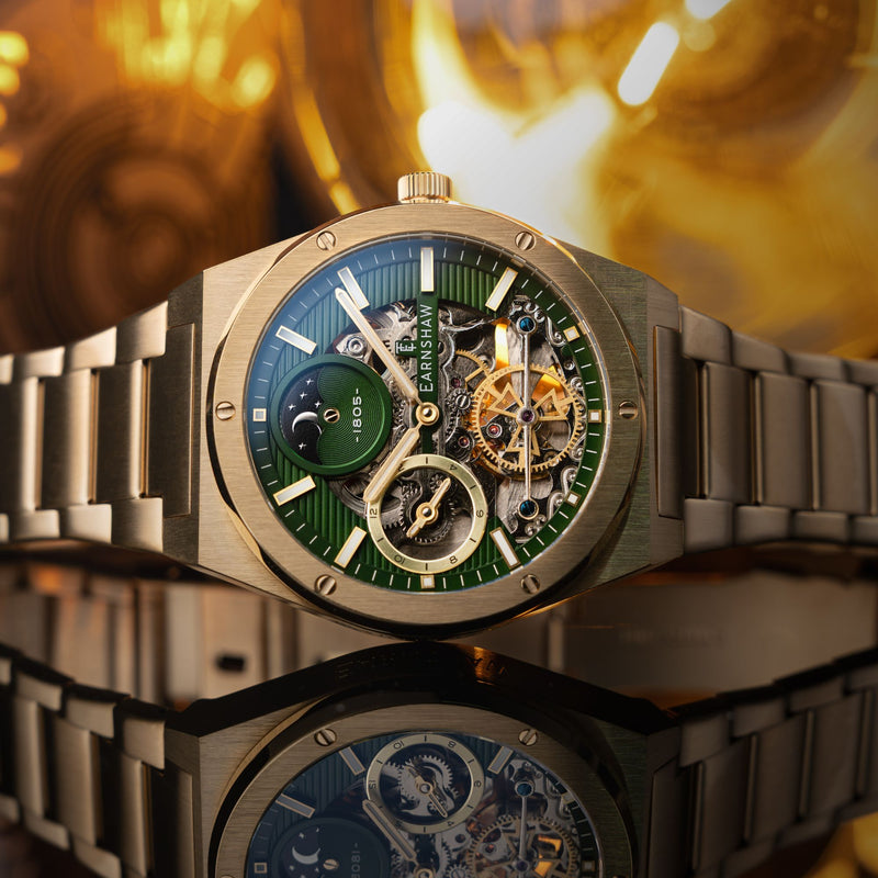 Discovery Drake Dual Time Automatic Green Gold