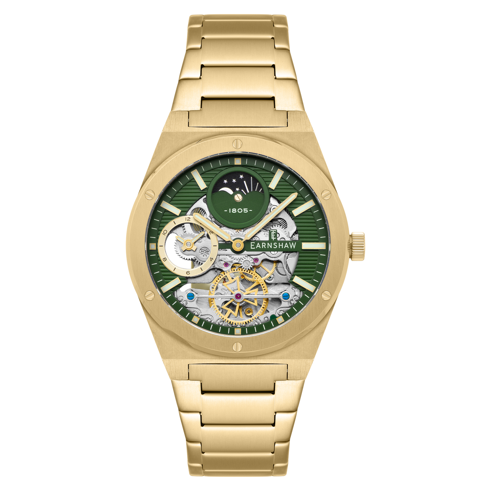 Discovery Drake Dual Time Automatic Green Gold