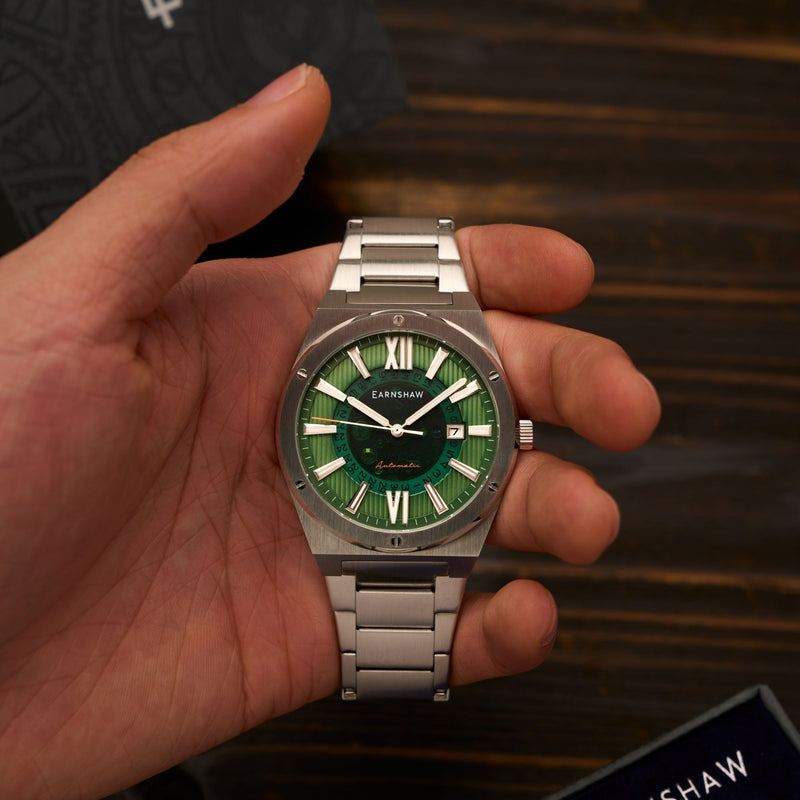 Discovery Drake Skeleton Automatic Mist Green