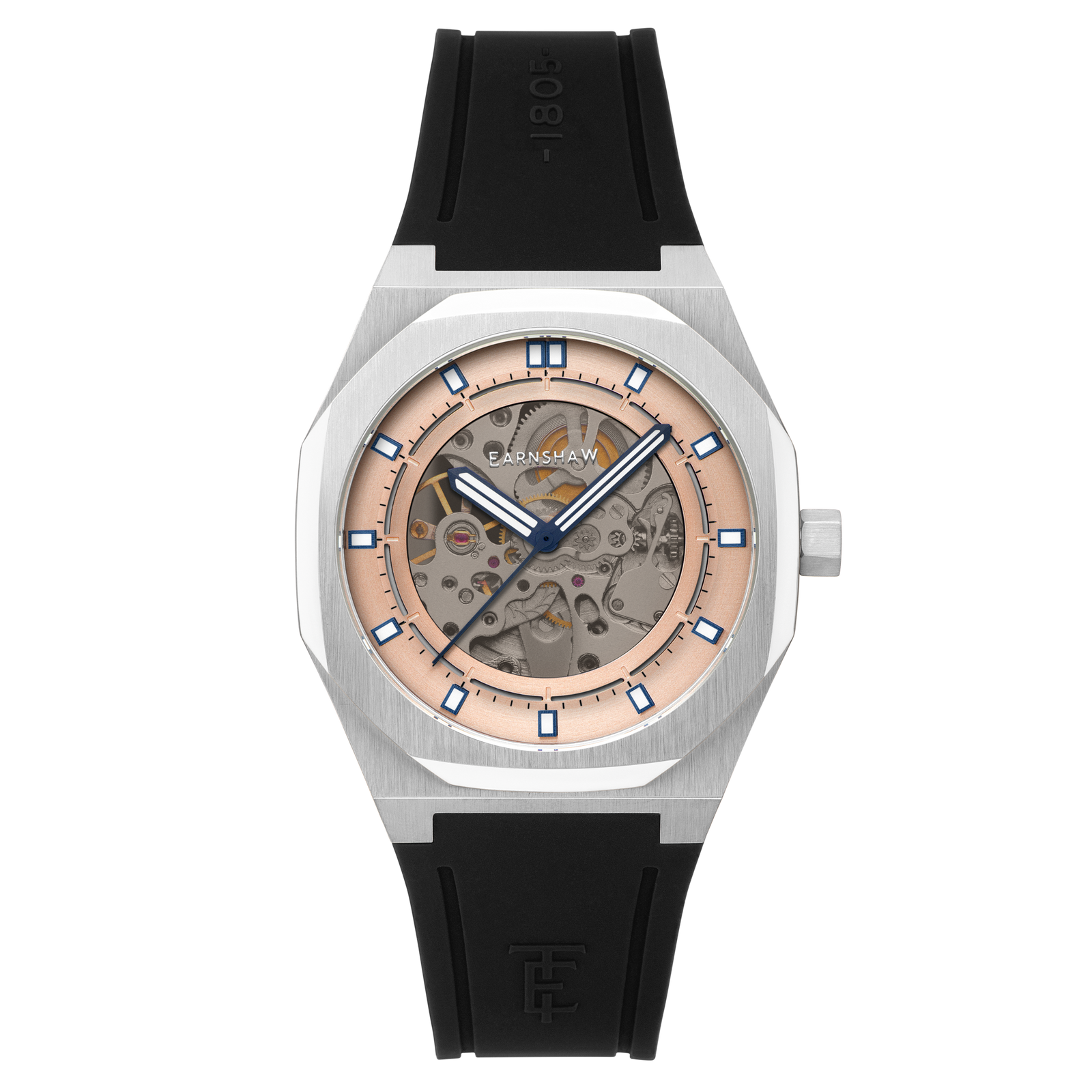 Discovery Drake Skeleton Automatic Champagne Silver
