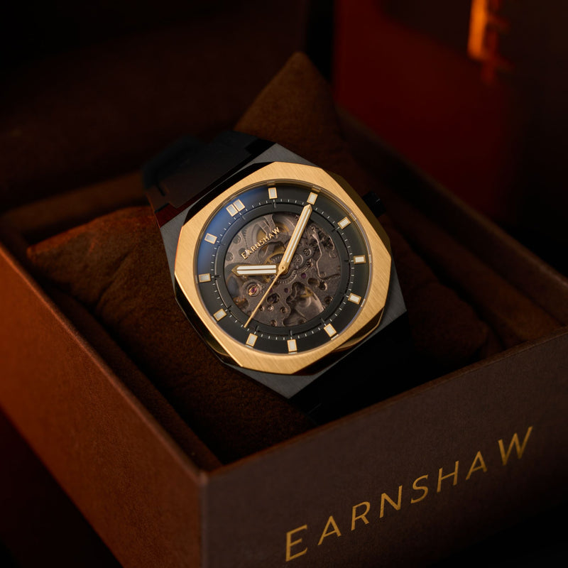 Discovery Drake Skeleton Automatic Black Gold