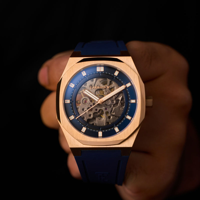 Discovery Drake Skeleton Automatic Roman Blue