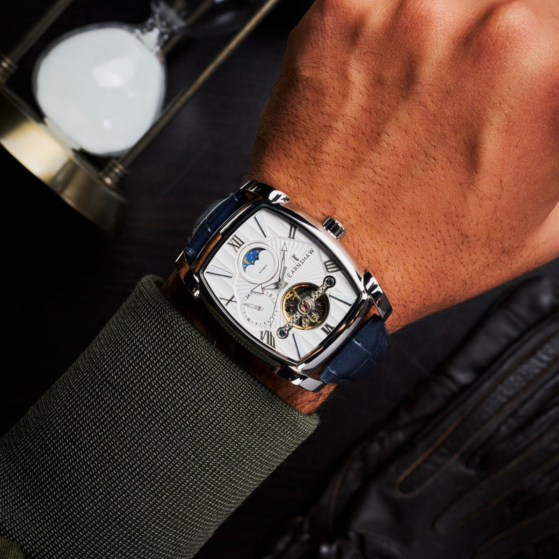 Heritage Kensington Multifunction Automatic Silver White