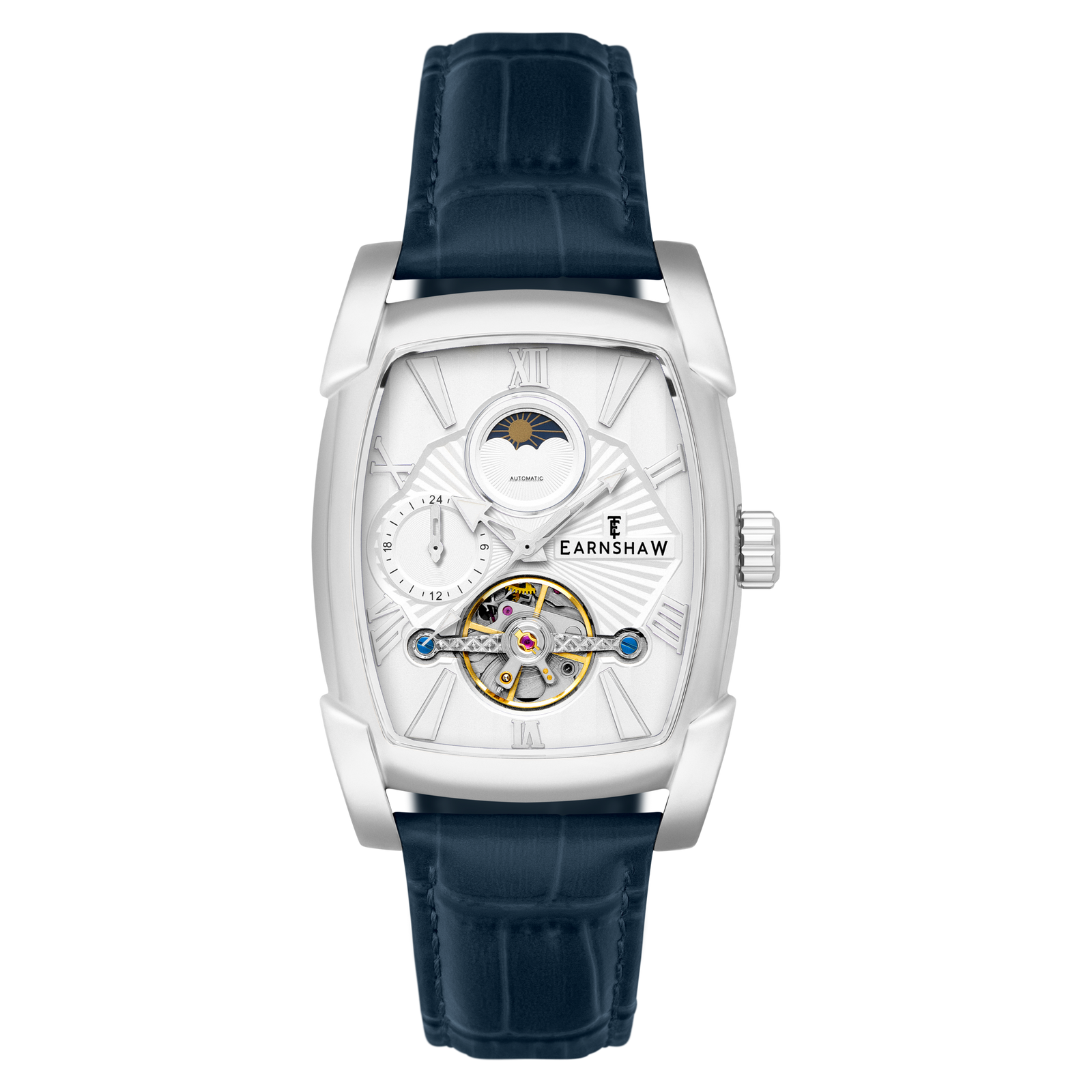 Heritage Kensington Multifunction Automatic Silver White