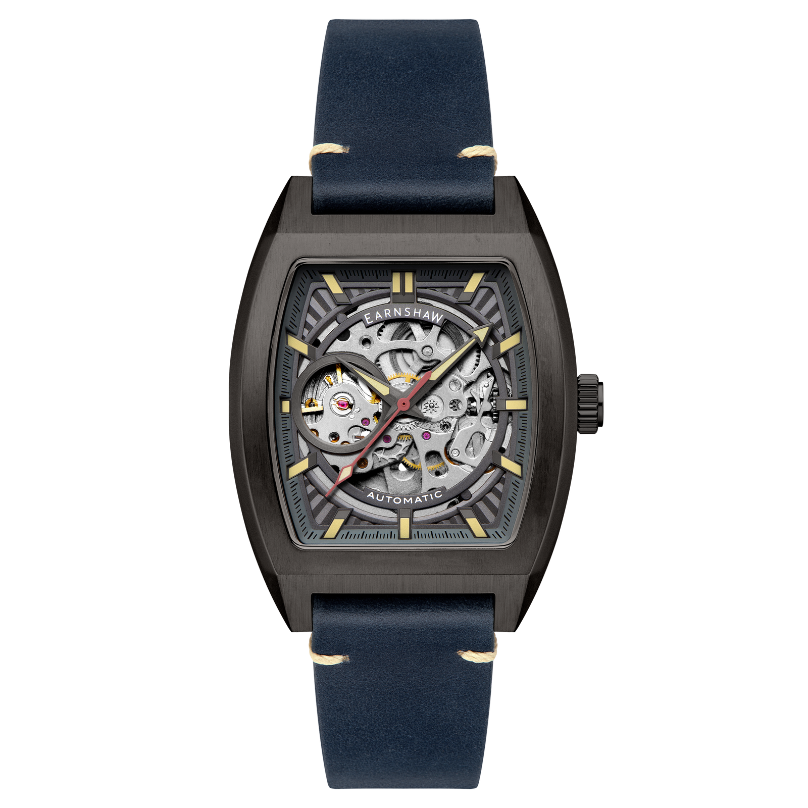 Heritage Wellington Skeleton Automatic Gunmetal Blue