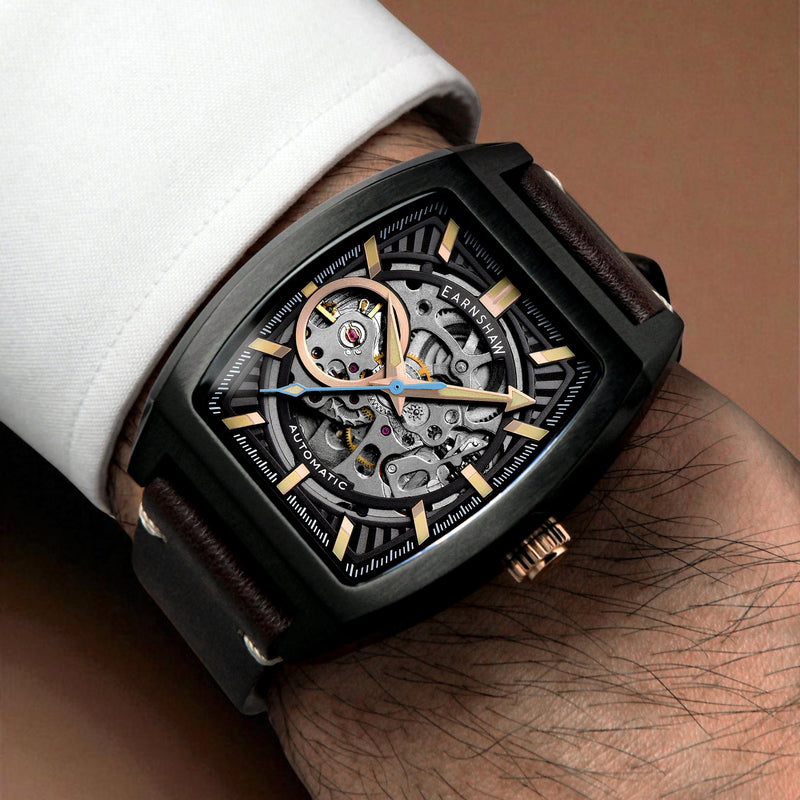 Heritage Wellington Skeleton Automatic Sable Black