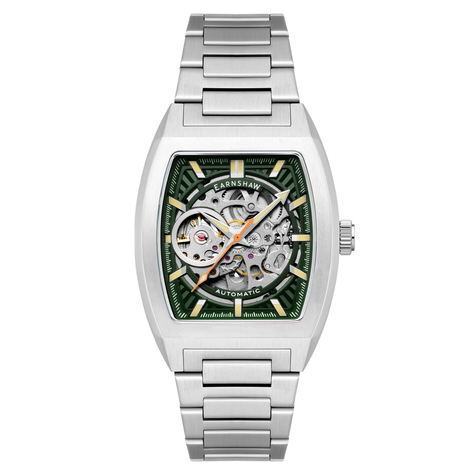Heritage Wellington Skeleton Automatic Sage Steel