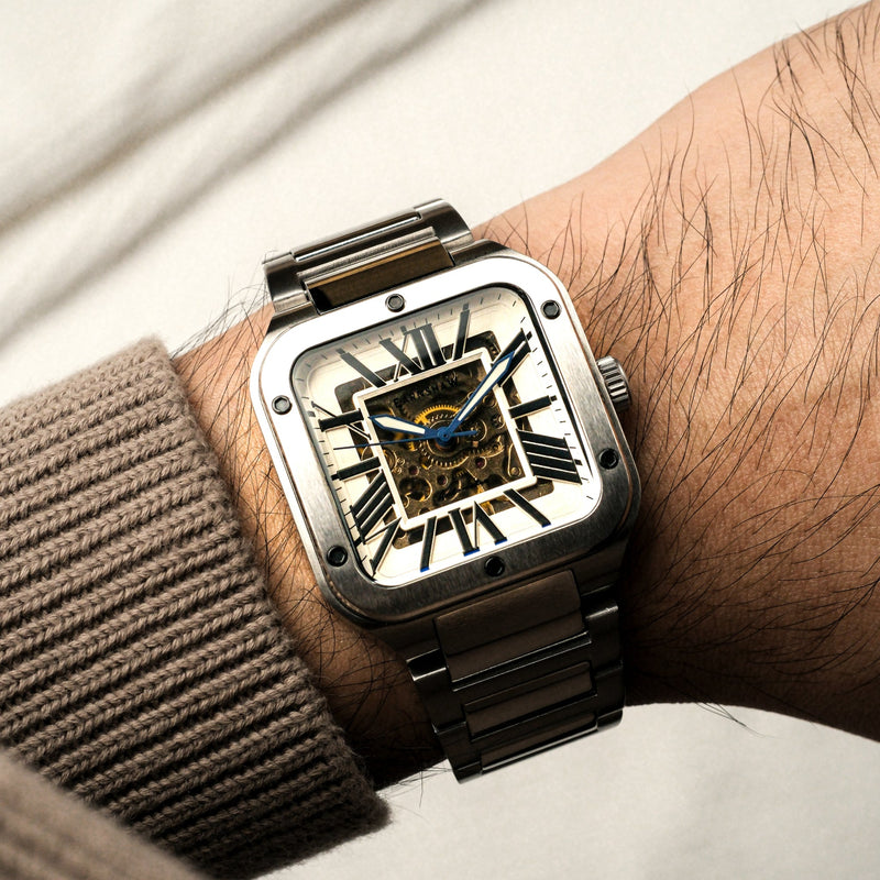 Engineer Lennox Skeleton Automatic Alabaster White