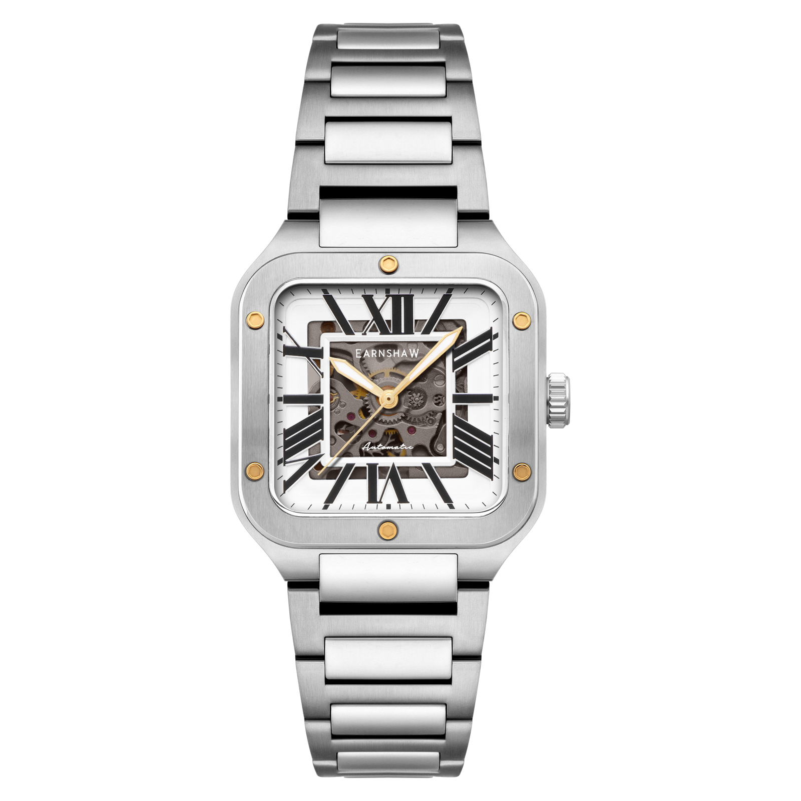 Engineer Lennox Skeleton Automatic Silver Brown