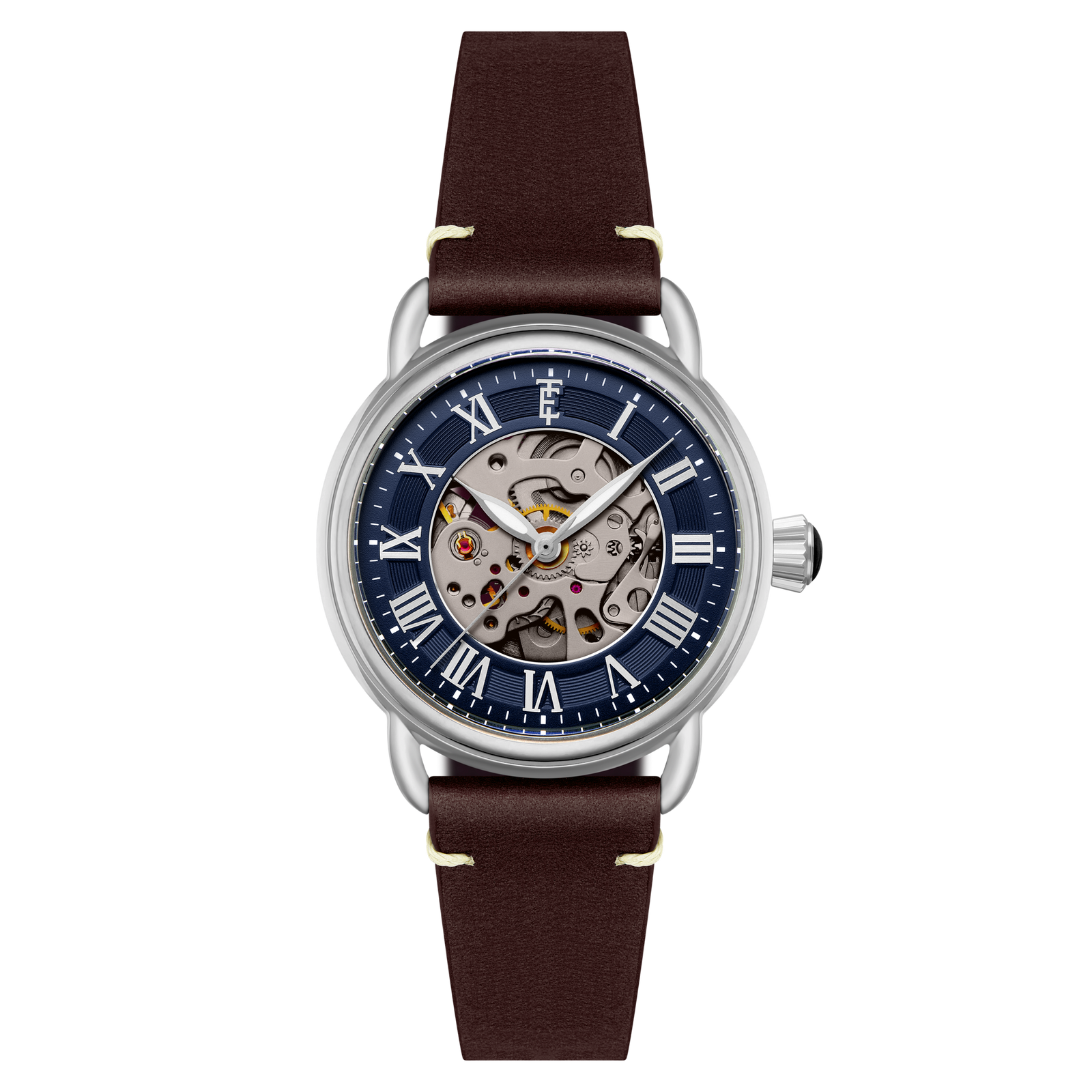 Heritage Investigator 40 Skeleton Automatic Sapphire Blue