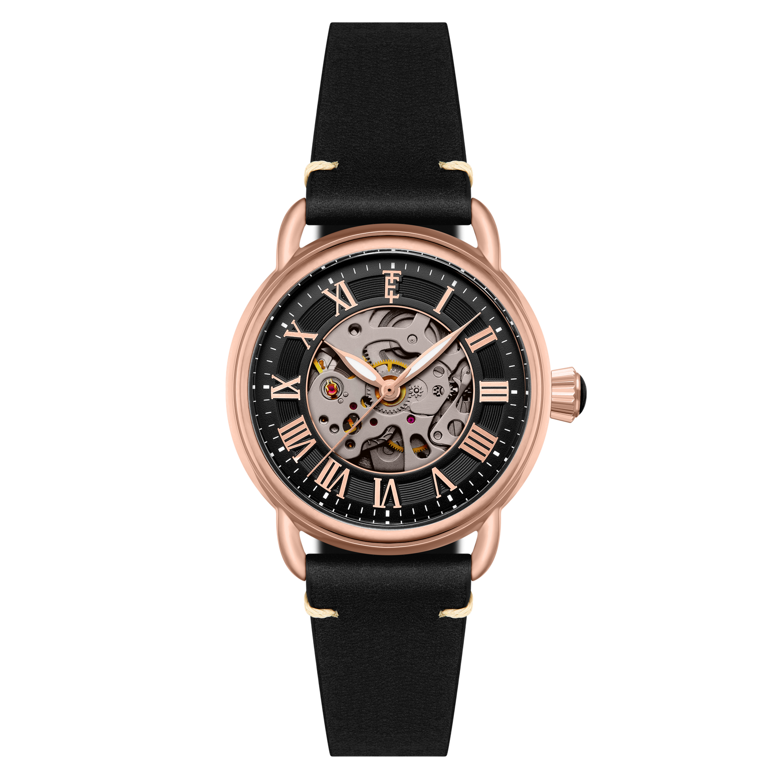 Heritage Investigator 40 Skeleton Automatic Ink Black