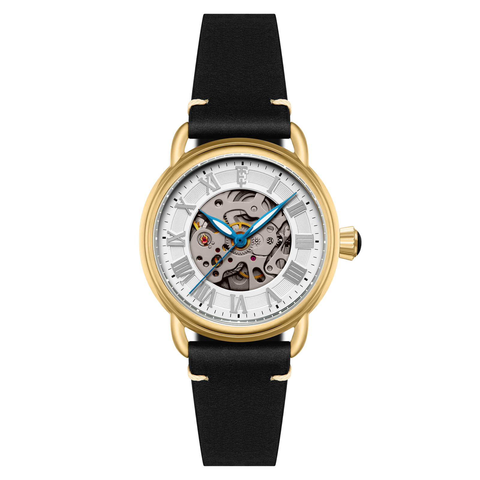 Heritage Investigator 40 Skeleton Automatic Frosted Silver