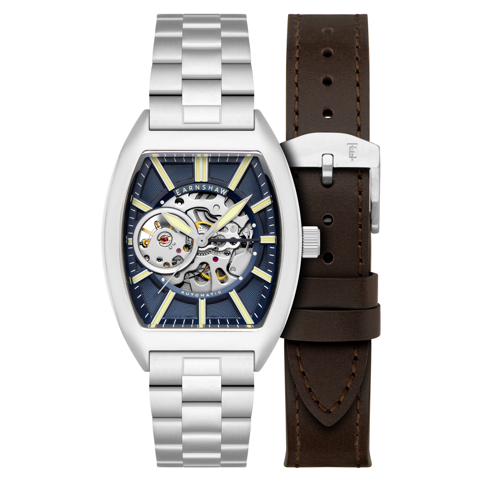 Heritage Beauchamp Skeleton Automatic Indigo Blue