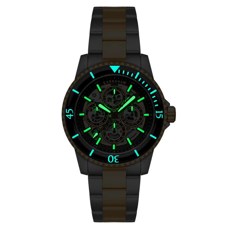 Admiral Duncan Triple Calendar Skeleton Automatic Regal Night