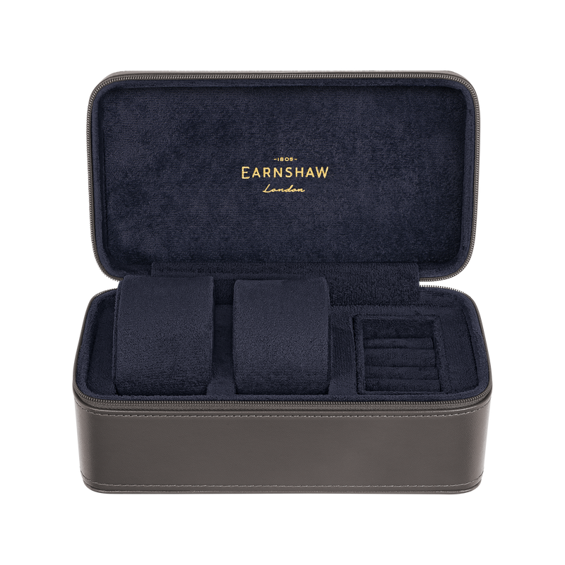 Heritage Beaufort 3 Slot Watch Box Ashy Allure