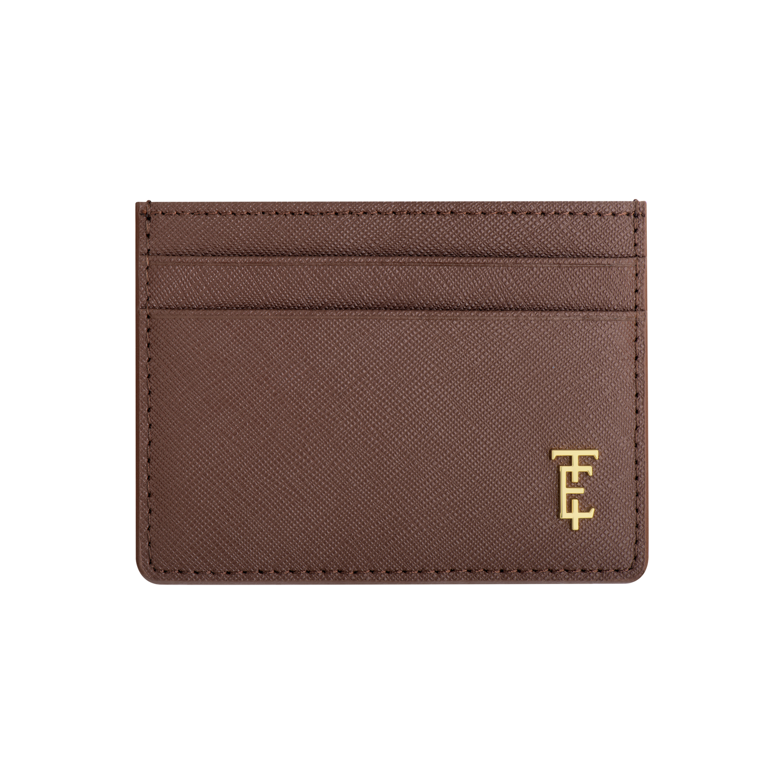 Heritage Longitude Card Holder Auburn Brown