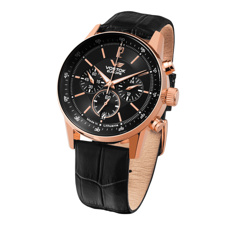Vostok Europe Gaz Limo Mecha-Quartz Chronograph Men's Watch VK63/560B689