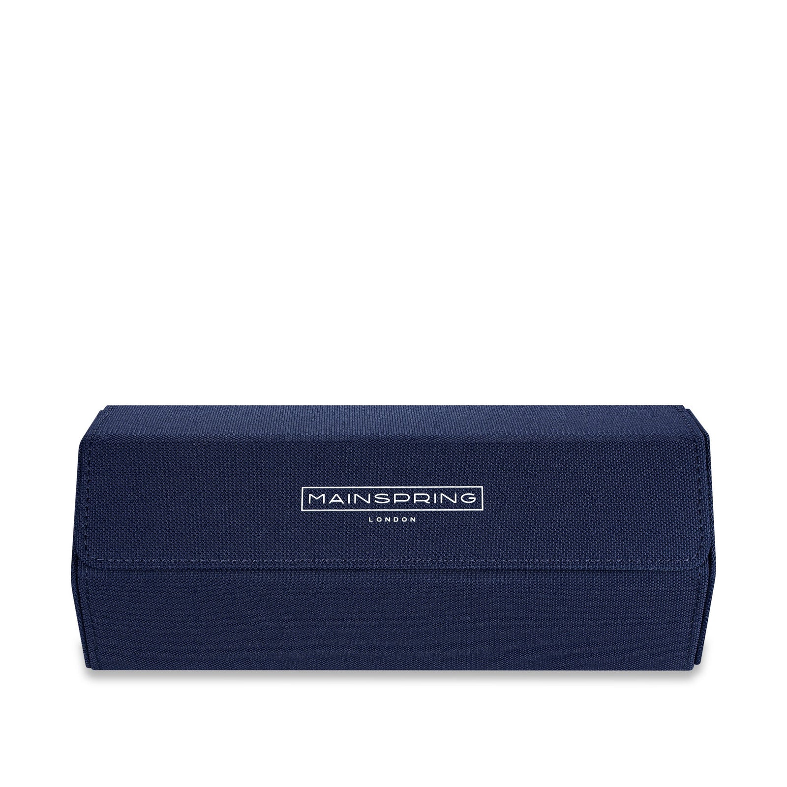 Esagono 3-Slot Watch Roll - Denim Blue