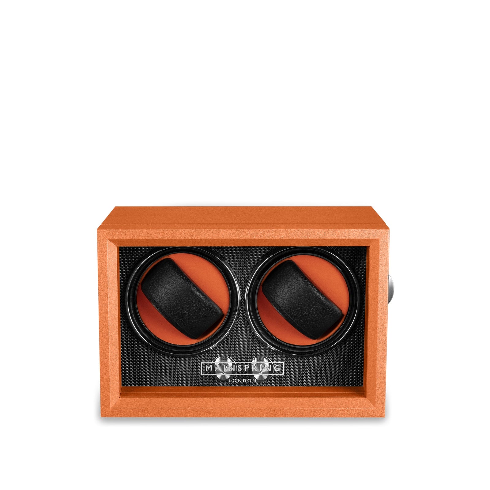 Oxford Guardian Dual Slot Watch Winder - Retro Orange