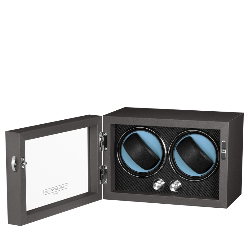 Guardian Dual Slot Watch Winder - Graphite Guard