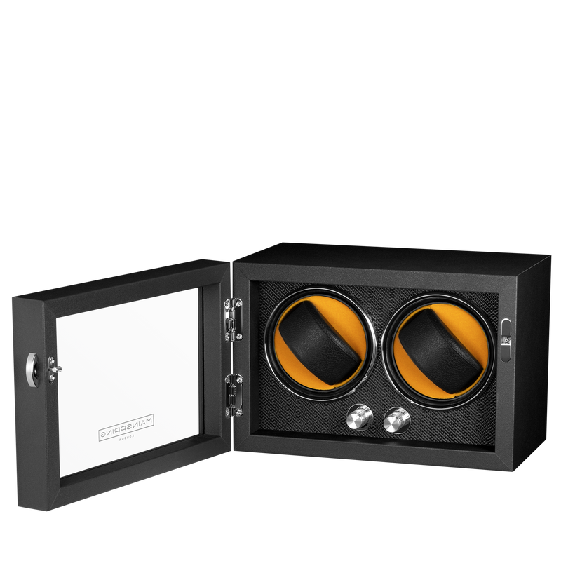 Guardian Dual Slot Watch Winder - Noir Vault