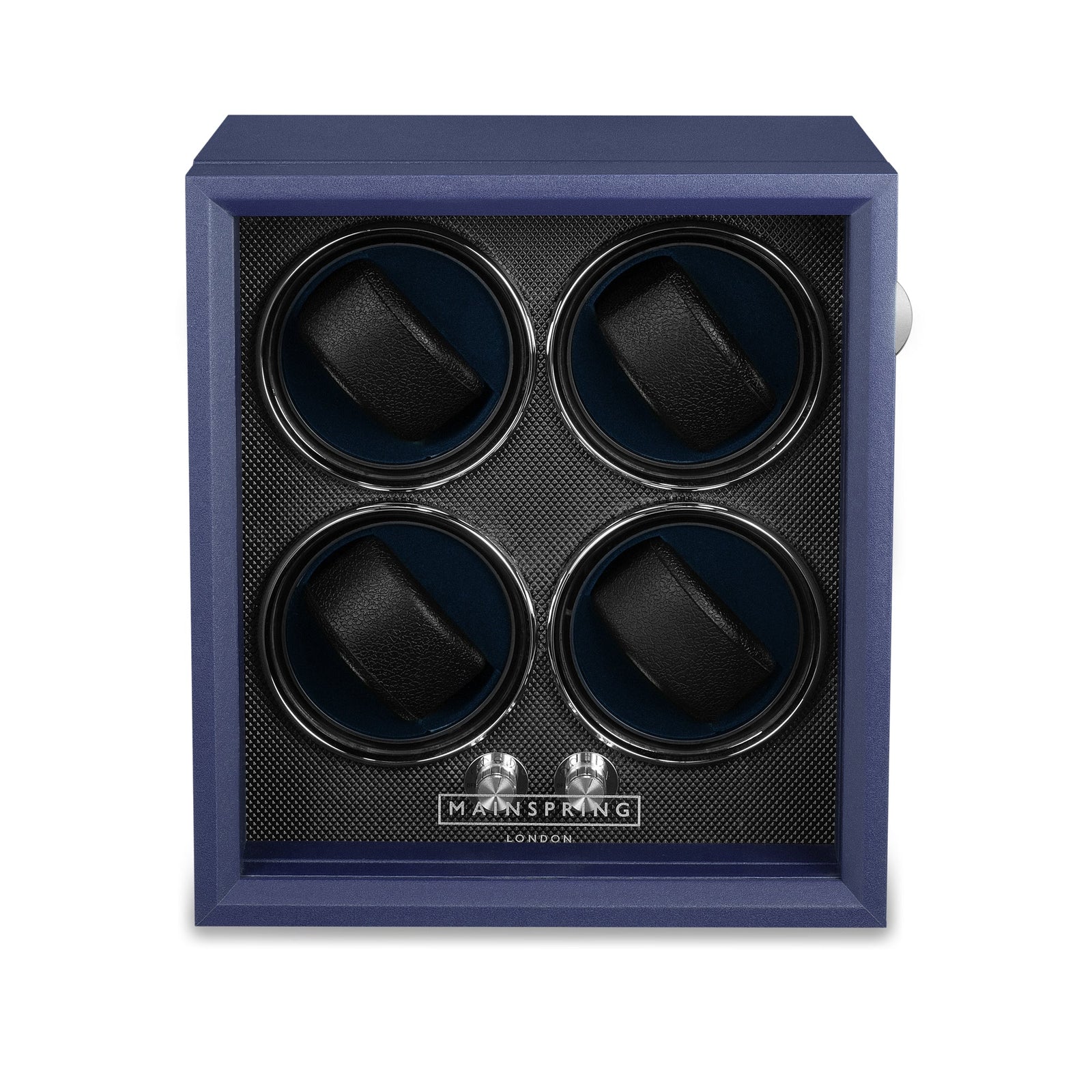 Oxford Guardian 4-Slot Watch Winder - Royal Blue