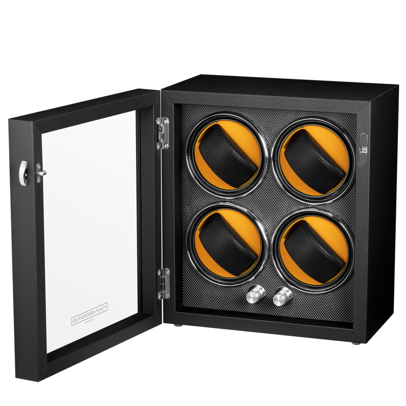 Guardian 4-Slot Watch Winder - Noir Vault