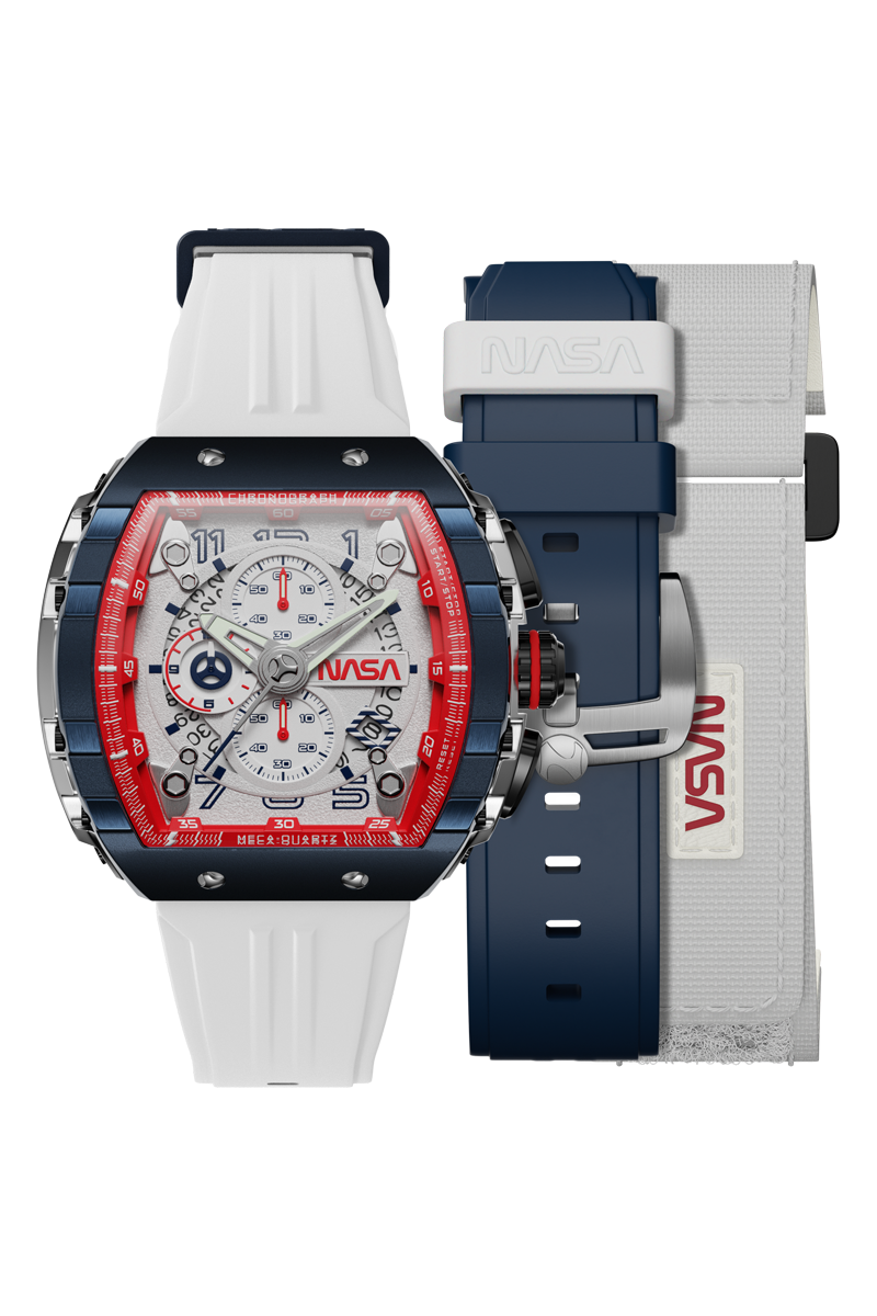 Magellan Chronograph NASA Limited Edition Satellite White