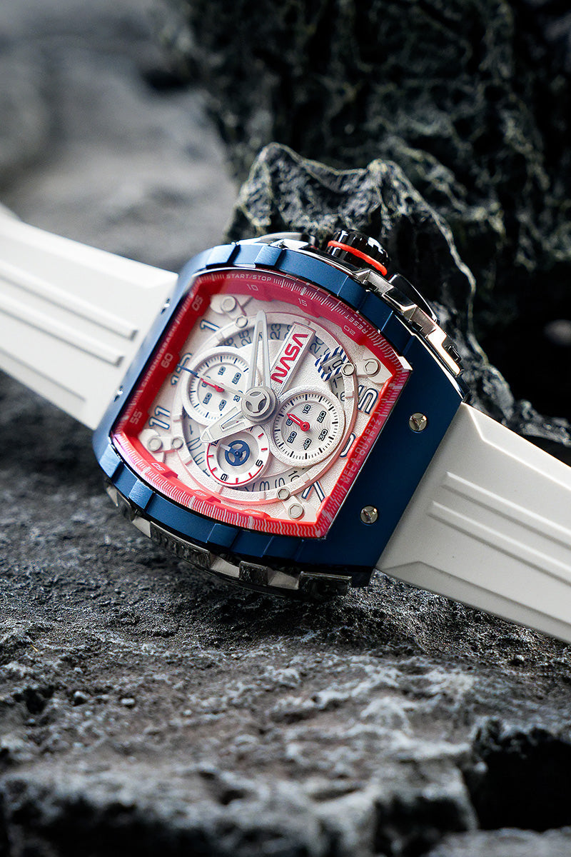 Magellan Chronograph NASA Limited Edition Satellite White