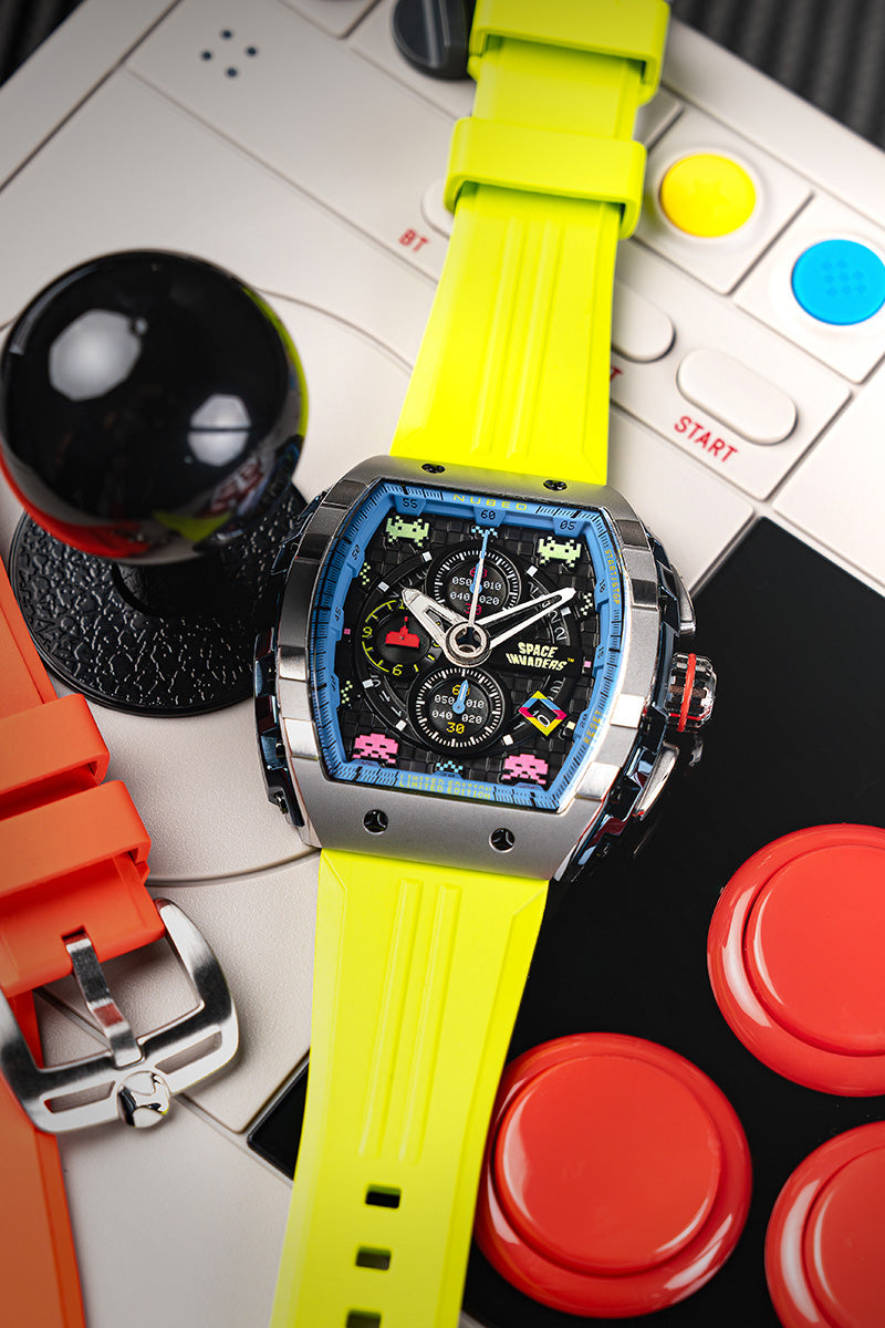 Magellan Chronograph Space Invaders Limited Edition Alien Green
