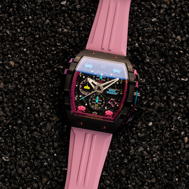 Magellan Chronograph SPACE INVADERS Limited Edition Nebula Purple