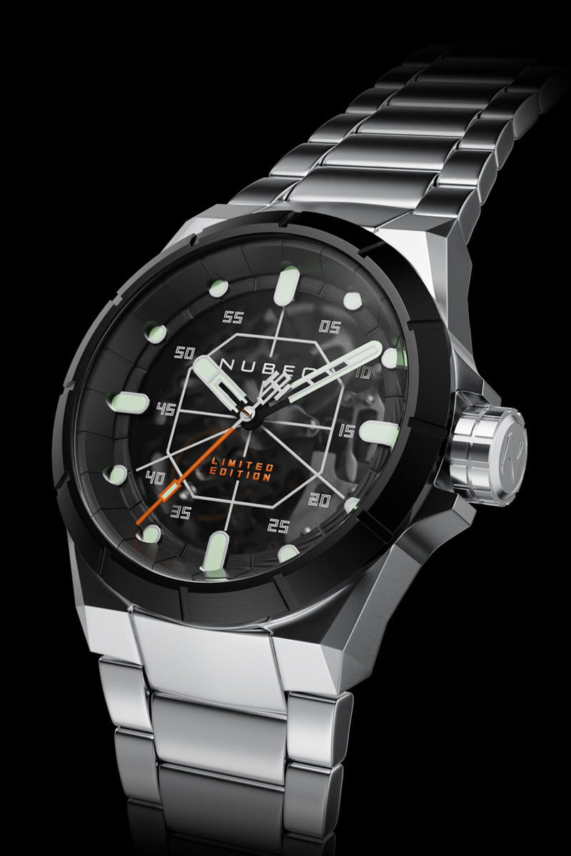 Space Hubble Skeleton Automatic Limited Edition Orbiting Black