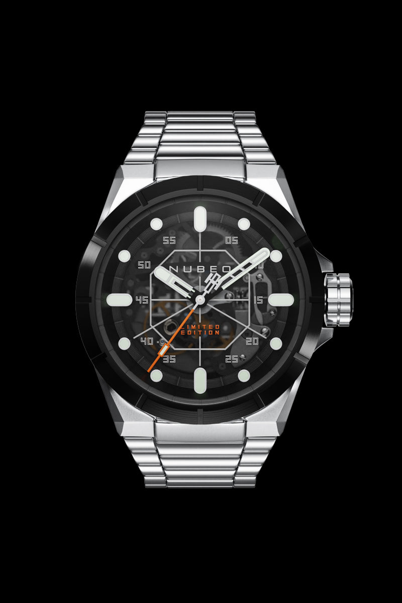Space Hubble Skeleton Automatic Limited Edition Orbiting Black