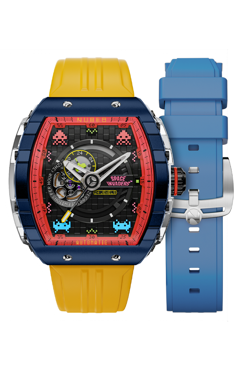 Magellan Automatic Space Invaders Limited Edition Invader Blue