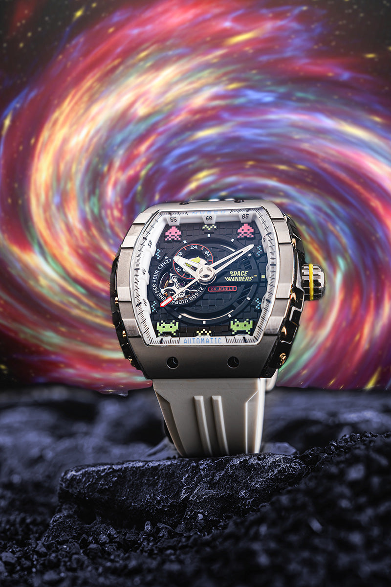 Magellan Automatic Space Invaders Limited Edition Stardust Silver
