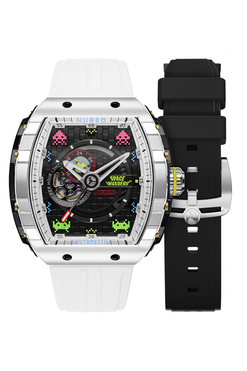 Magellan Automatic Space Invaders Limited Edition Stardust Silver