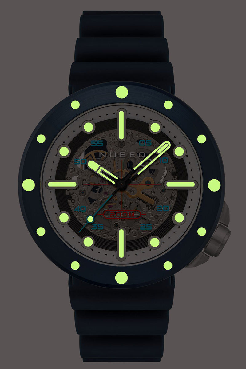 Cassini Automatic Skeleton Midnight Wave