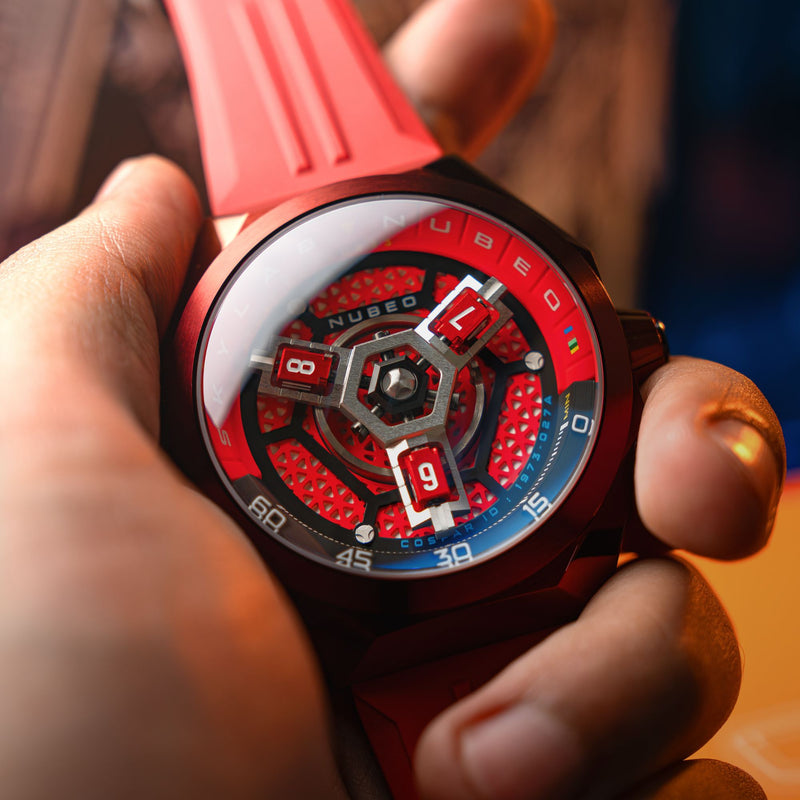 Skylab Automatic Limited Edition Hazard Red